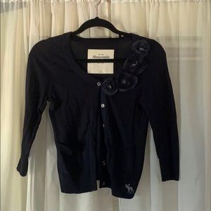 Abercrombie & Fitch Navy Cardigan